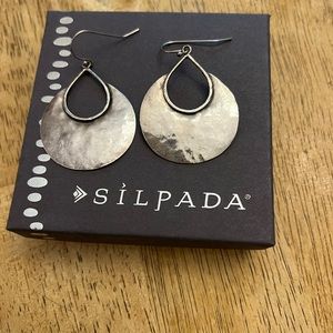 Silpada Sterling Silver Half Moon Bay Earrings